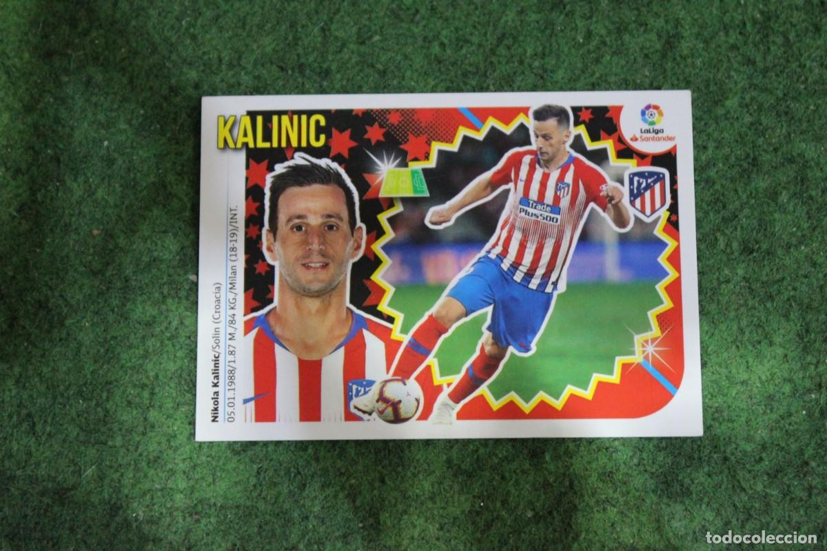 Fu&szlig;ball-Sticker: 48 KALINIC ATL&Eacute;TICO DE MADRID ULTIMOS FICHAJES LIGA ESTE 2018-19 2018 2019 18 19 LALIGA SANTANDER