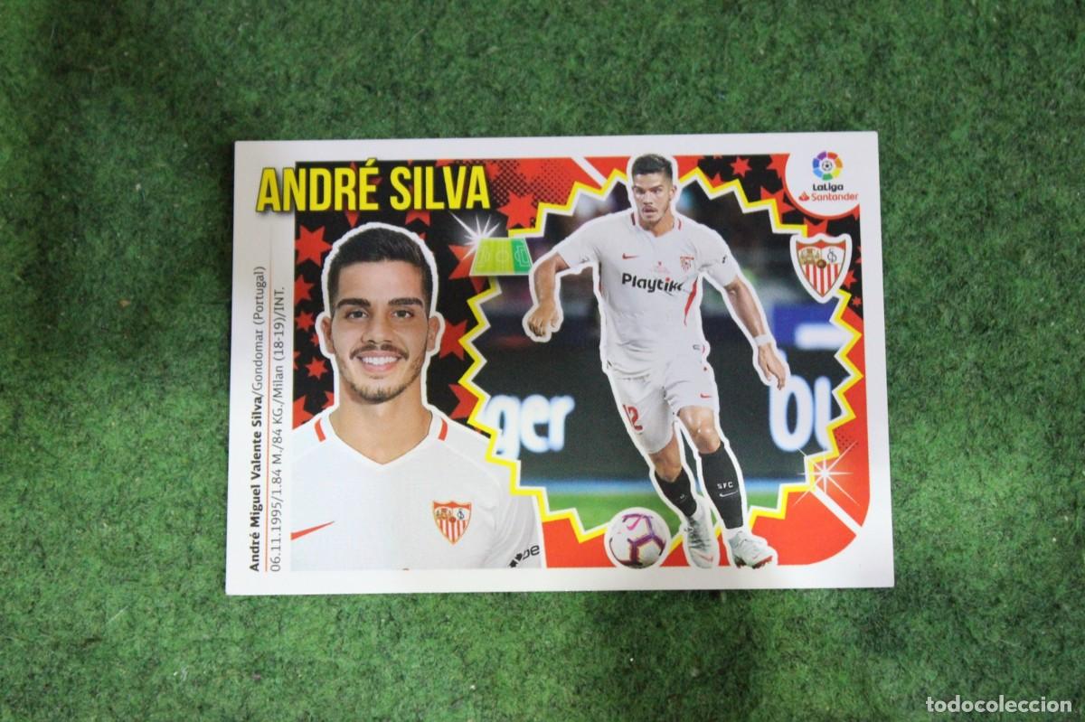 Fu&szlig;ball-Sticker: 49 ANDR&Eacute; SILVA SEVILLA FC ULTIMOS FICHAJES LIGA ESTE 2018-19 2018 2019 18 19 LALIGA SANTANDER