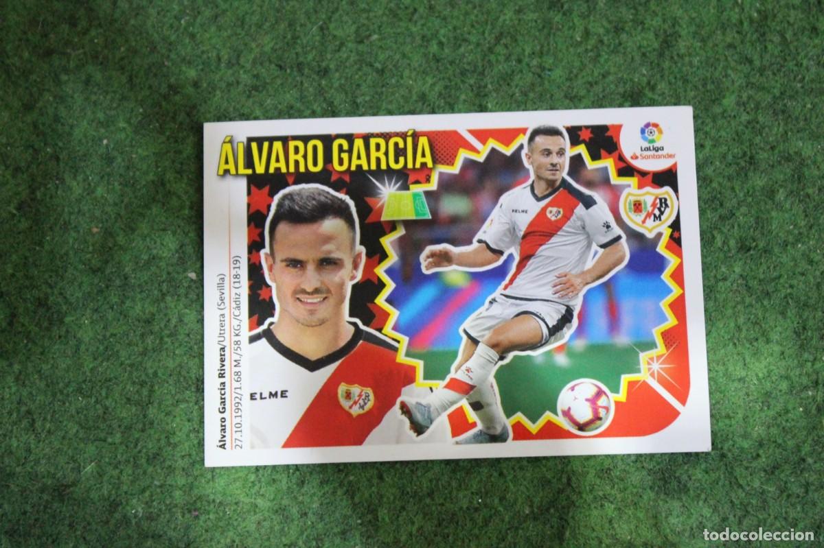 Fu&szlig;ball-Sticker: 50 &Aacute;LVARO GARC&Iacute;A RAYO VALLECANO ULTIMOS FICHAJES LIGA ESTE 2018-19 2018 2019 18 19 LALIGA SANTANDER