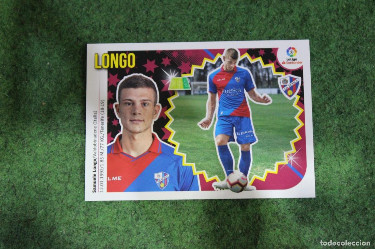 Cromos de f&uacute;tbol: 58 LONGO SD HUESCA ULTIMOS FICHAJES LIGA ESTE 2018-19 2018 2019 18 19 LALIGA SANTANDER