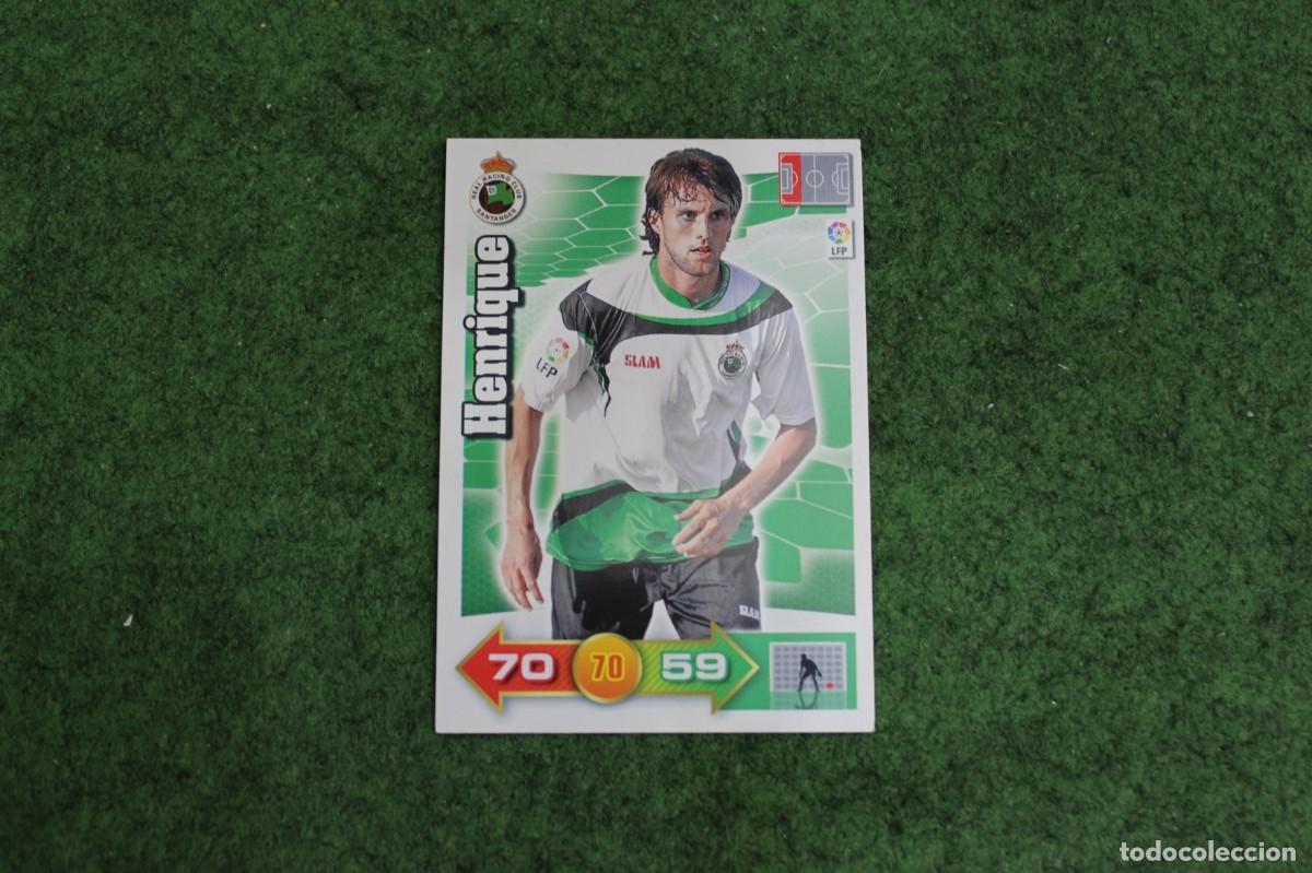 Cromos de f&uacute;tbol: HENRIQUE RACING DE SANTANDER ADRENALYN XL 2010 2011 10 11 LALIGA SANTANDER