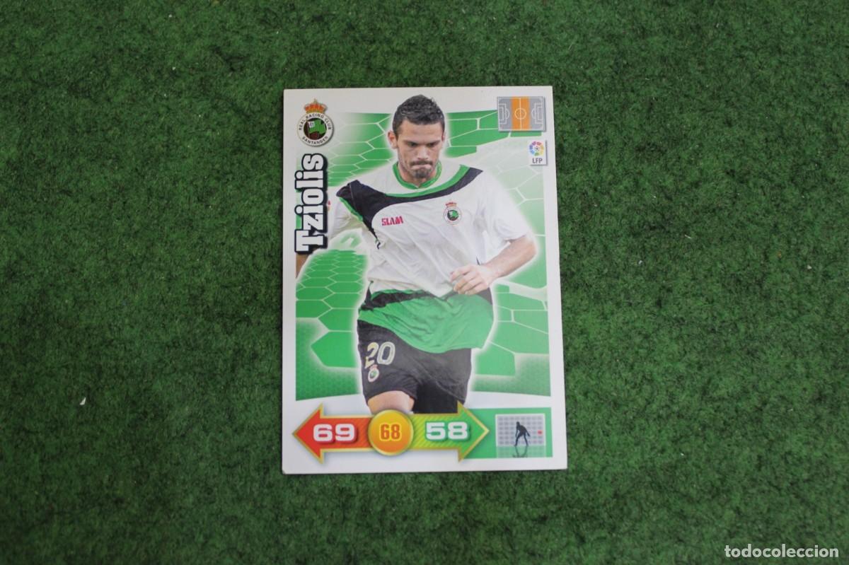 Cromos de f&uacute;tbol: TZIOLIS RACING DE SANTANDER ADRENALYN XL 2010 2011 10 11 LALIGA SANTANDER