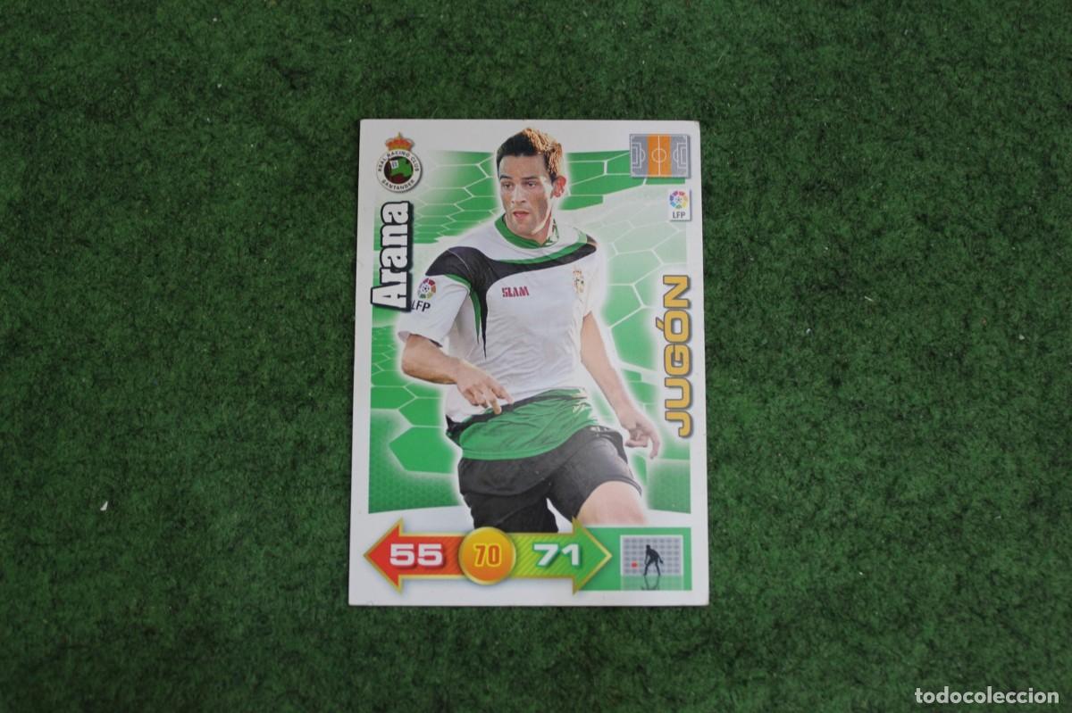 Cromos de f&uacute;tbol: ARANA RACING DE SANTANDER JUG&Oacute;N ADRENALYN XL 2010 2011 10 11 LALIGA SANTANDER