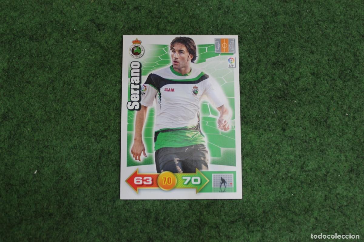 Cromos de f&uacute;tbol: SERRANO RACING DE SANTANDER ADRENALYN XL 2010 2011 10 11 LALIGA SANTANDER