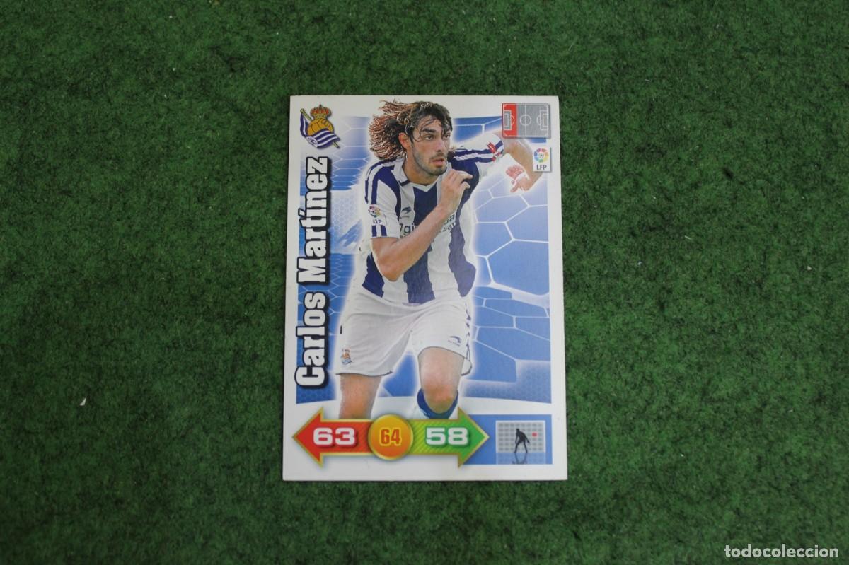 Cromos de f&uacute;tbol: CARLOS MART&Iacute;NEZ REAL SOCIEDAD ADRENALYN XL 2010 2011 10 11 LALIGA SANTANDER