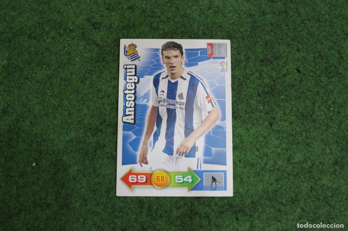Cromos de f&uacute;tbol: ANSOTEGUI REAL SOCIEDAD ADRENALYN XL 2010 2011 10 11 LALIGA SANTANDER
