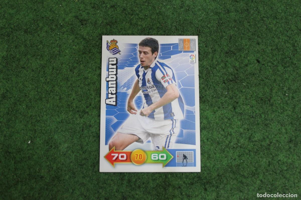Cromos de f&uacute;tbol: ARANBURU REAL SOCIEDAD ADRENALYN XL 2010 2011 10 11 LALIGA SANTANDER
