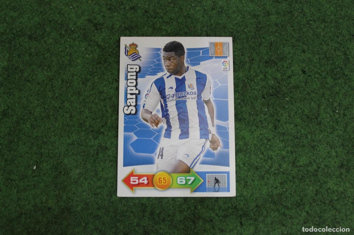 Cromos de f&uacute;tbol: SARPONG REAL SOCIEDAD ADRENALYN XL 2010 2011 10 11 LALIGA SANTANDER