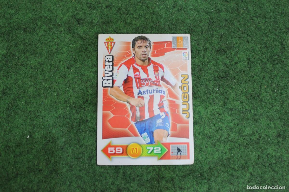 Cromos de f&uacute;tbol: RIVERA REAL SPORTING DE GIJ&Oacute;N JUG&Oacute;N ADRENALYN XL 2010 2011 10 11 LALIGA SANTANDER