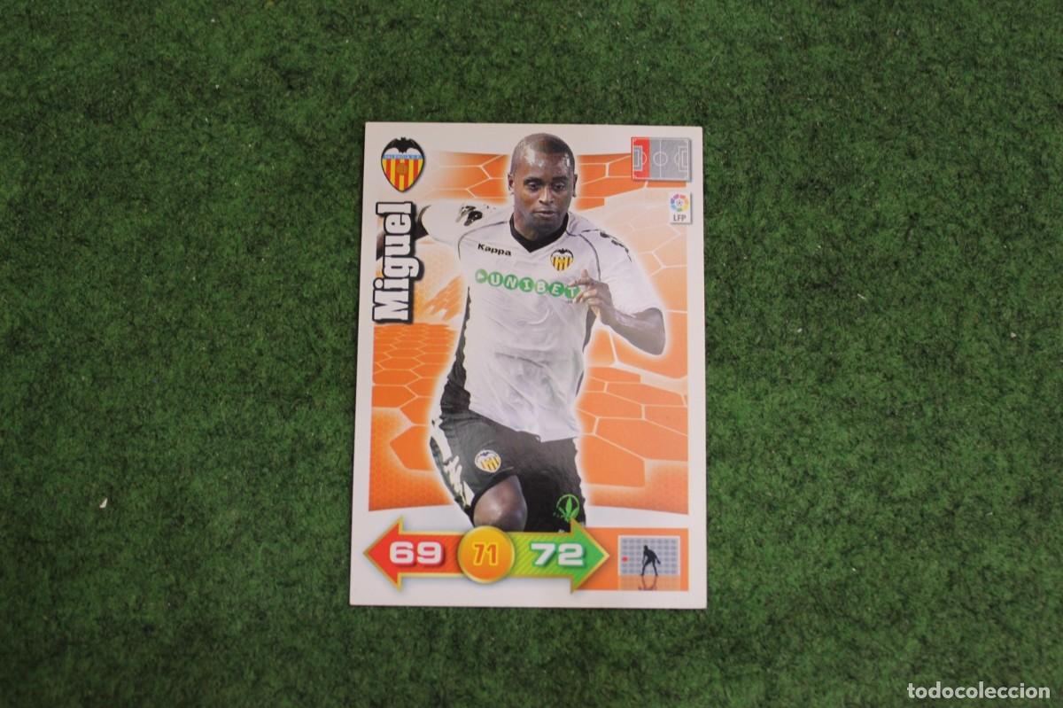 Cromos de f&uacute;tbol: MIGUEL VALENCIA CF ADRENALYN XL 2010 2011 10 11 LALIGA SANTANDER