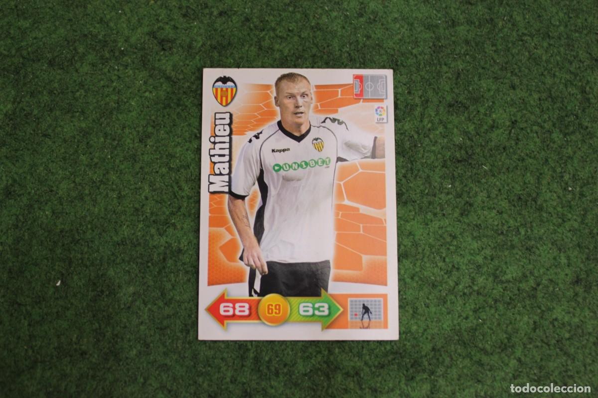 Cromos de f&uacute;tbol: MATHIEU VALENCIA CF ADRENALYN XL 2010 2011 10 11 LALIGA SANTANDER