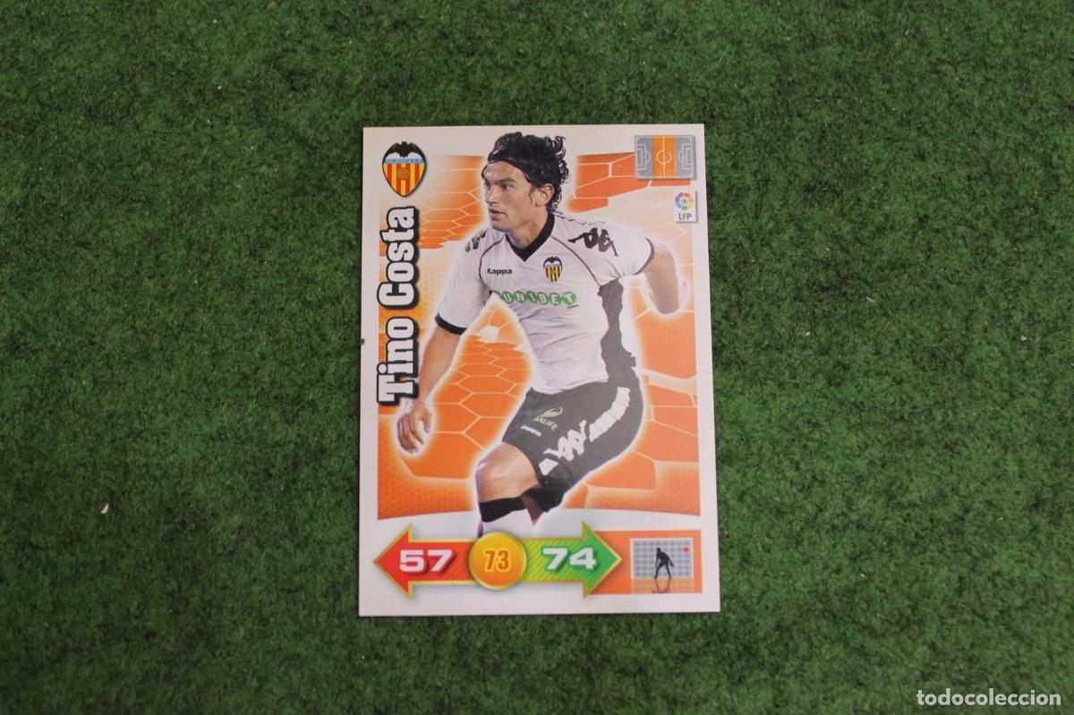 Fu&szlig;ball-Sticker: TINO COSTA VALENCIA CF ADRENALYN XL 2010 2011 10 11 LALIGA SANTANDER