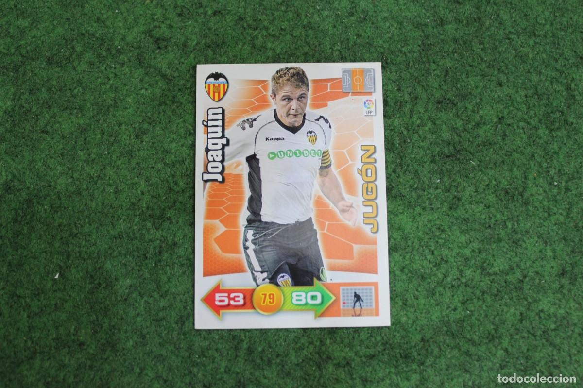Fu&szlig;ball-Sticker: JOAQU&Iacute;N VALENCIA CF JUG&Oacute;N ADRENALYN XL 2010 2011 10 11 LALIGA SANTANDER