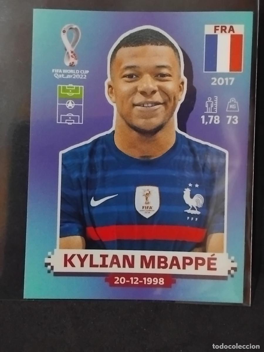 Fu&szlig;ball-Sticker: KYLIAN MBAPP&Eacute; FRA19 - FRANCIA FRANCE MUNDIAL QATAR 2022 FIFA WORLD CUP 22 PANINI STICKERS