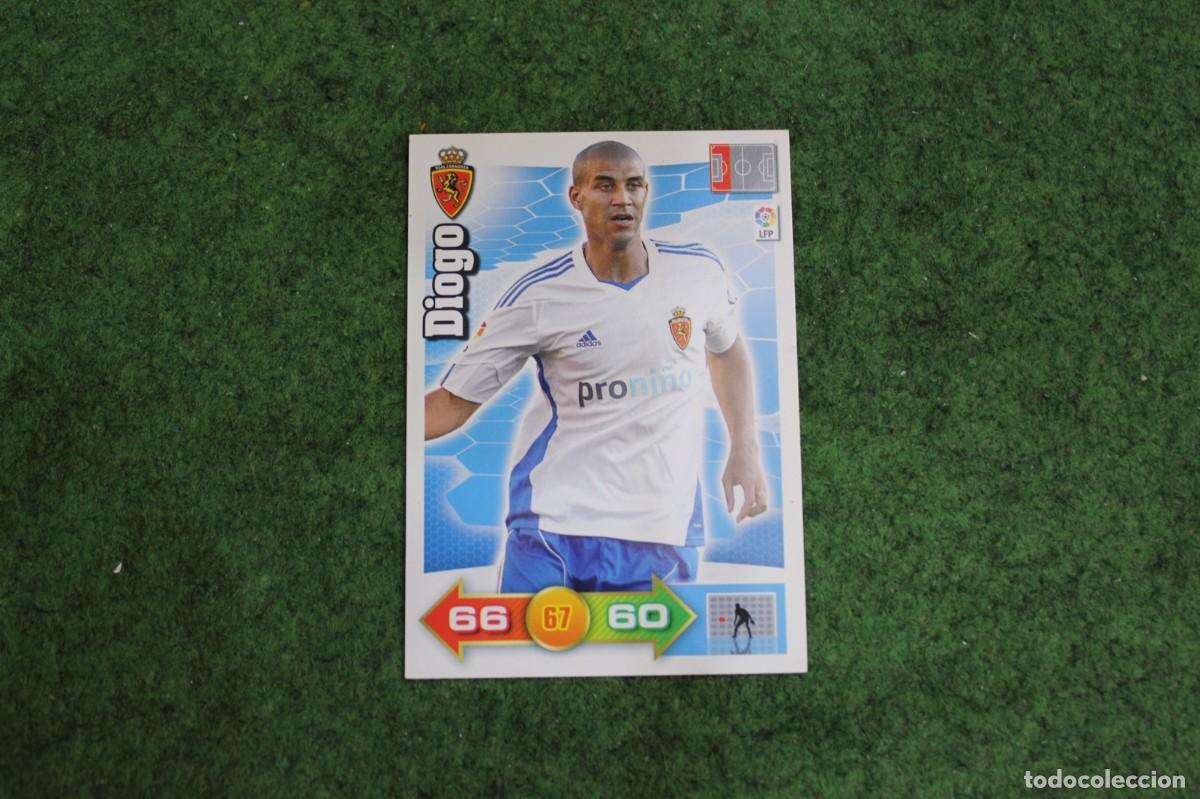 Cromos de f&uacute;tbol: DIOGO REAL ZARAGOZA ADRENALYN XL 2010 2011 10 11 LALIGA SANTANDER