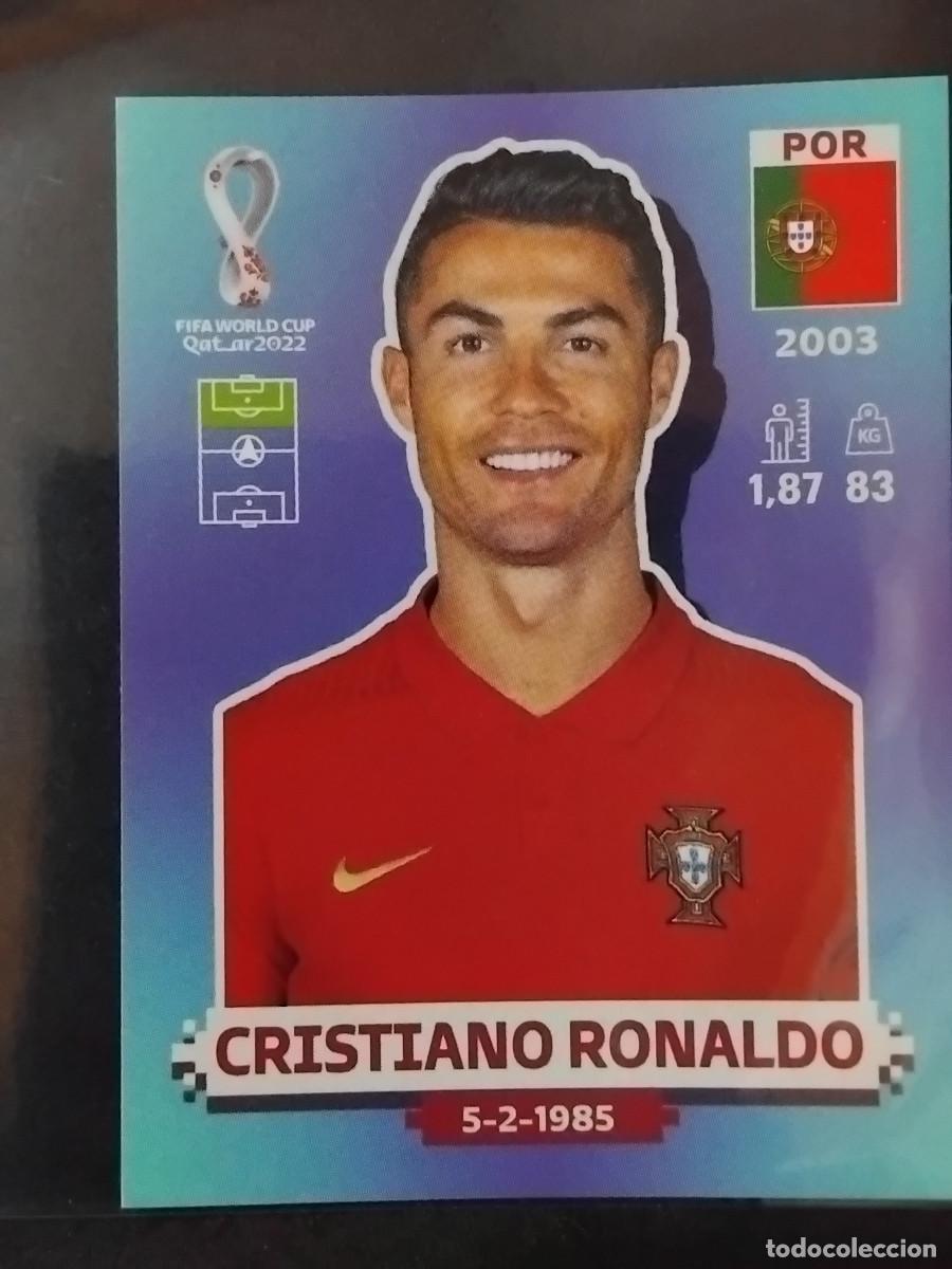 Cromos de f&uacute;tbol: CRISTIANO RONALDO POR18 - PORTUGAL - MUNDIAL QATAR 2022 FIFA WORLD CUP 22 PANINI STICKERS