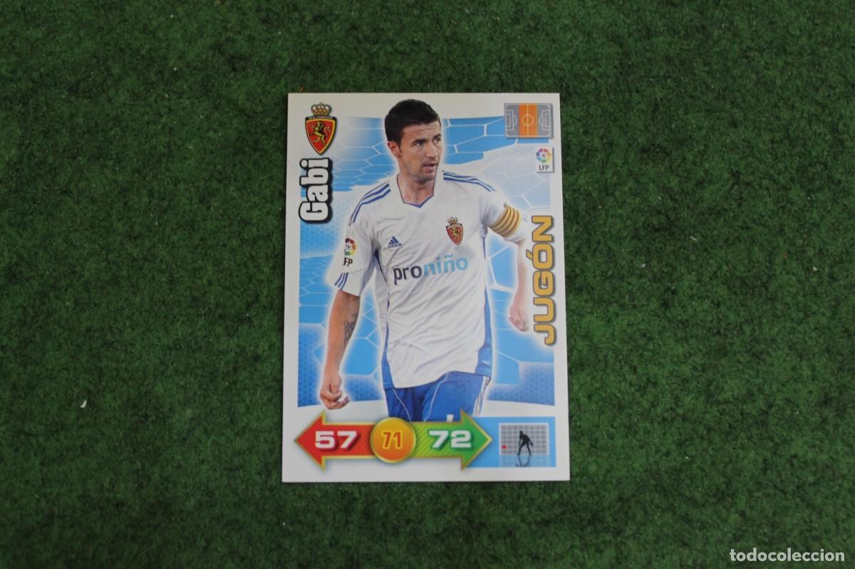 Cromos de f&uacute;tbol: GABI REAL ZARAGOZA JUG&Oacute;N ADRENALYN XL 2010 2011 10 11 LALIGA SANTANDER