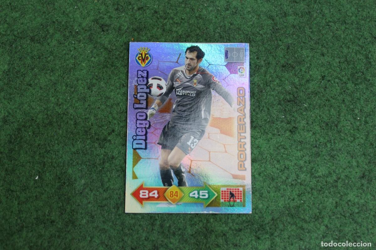 Cromos de f&uacute;tbol: DIEGO L&Oacute;PEZ VILLARREAL CF PORTERAZO ADRENALYN XL 2010 2011 10 11 LALIGA SANTANDER