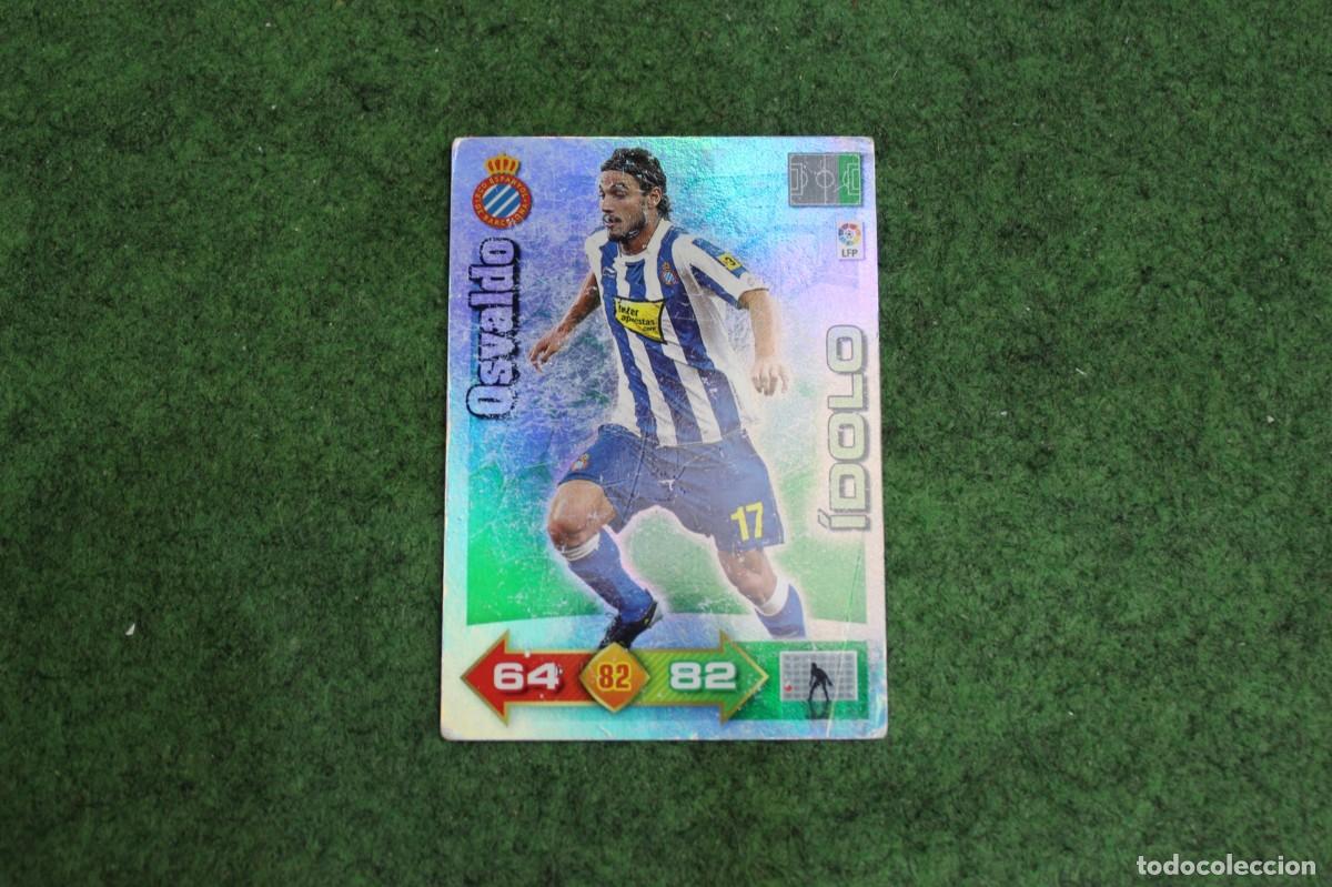Cromos de f&uacute;tbol: OSVALDO RCD ESPANYOL &Iacute;DOLO ADRENALYN XL 2010 2011 10 11 LALIGA SANTANDER