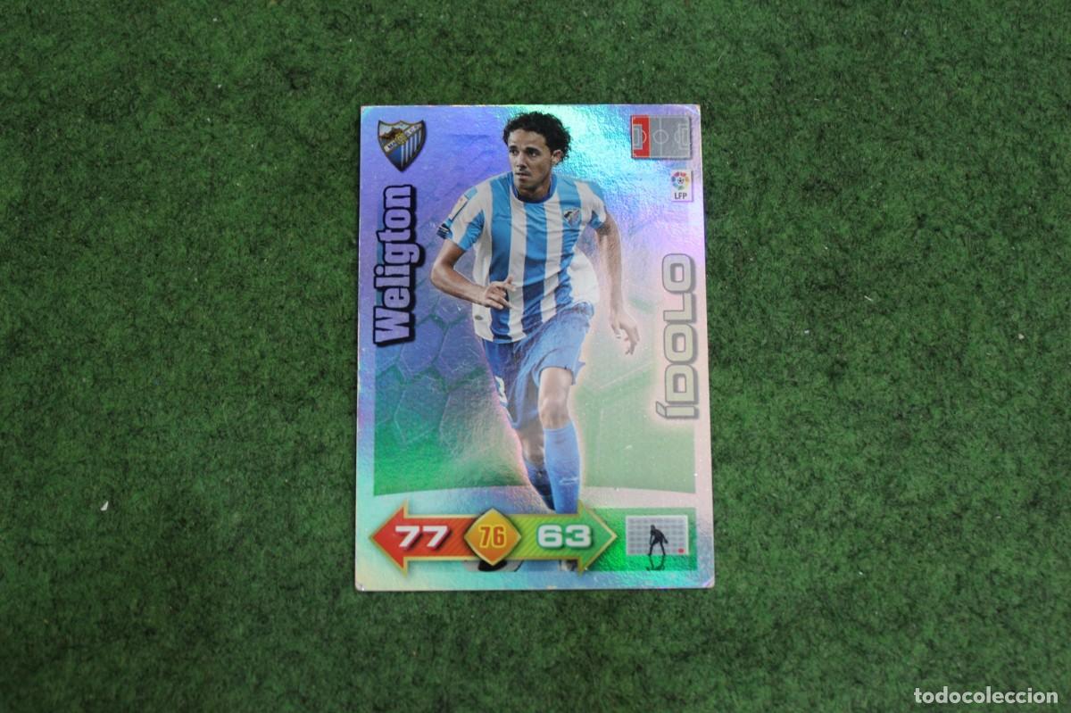 Cromos de f&uacute;tbol: WELIGTON M&Aacute;LAGA CF &Iacute;DOLO ADRENALYN XL 2010 2011 10 11 LALIGA SANTANDER