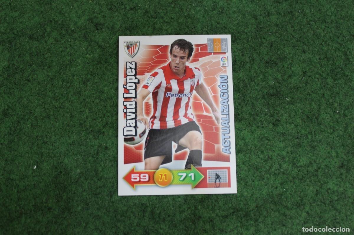 Cromos de f&uacute;tbol: DAVID L&Oacute;PEZ ATHLETIC CLUB ACTUALIZACI&Oacute;N ADRENALYN XL 2010 2011 10 11 LALIGA SANTANDER