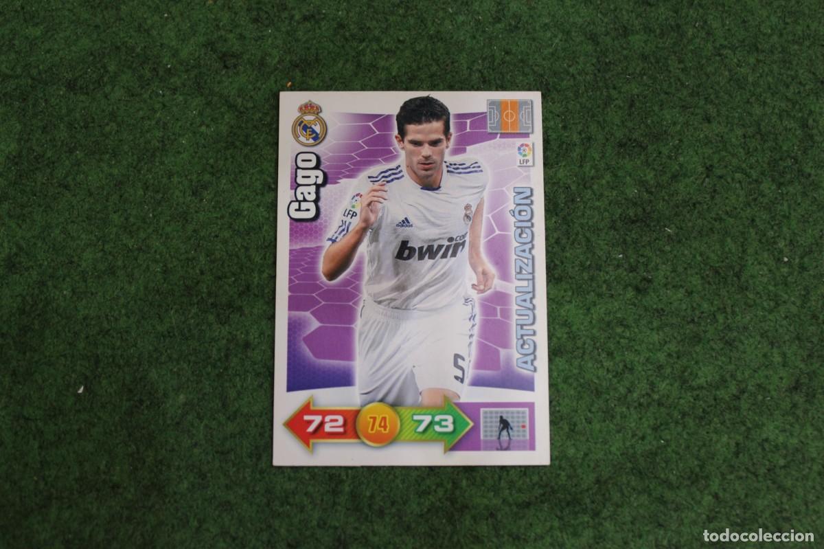 Fu&szlig;ball-Sticker: GAGO REAL MADRID ACTUALIZACI&Oacute;N ADRENALYN XL 2010 2011 10 11 LALIGA SANTANDER