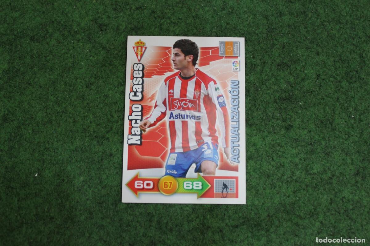 Cromos de f&uacute;tbol: NACHO CASES REAL SPORTING DE GIJ&Oacute;N ACTUALIZACI&Oacute;N ADRENALYN XL 2010 2011 10 11 LALIGA SANTANDER