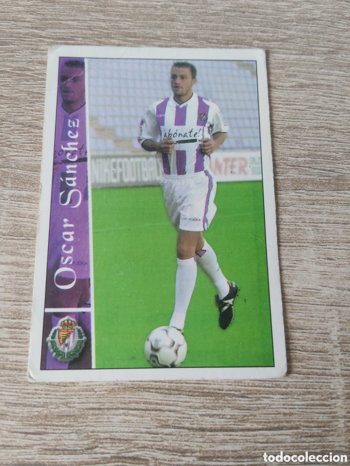 Cromos de f&uacute;tbol: Mundicromo las fichas de la liga 2002 2003 02 03 607 &Oacute;scar S&aacute;nchez fichaje Real Valladolid