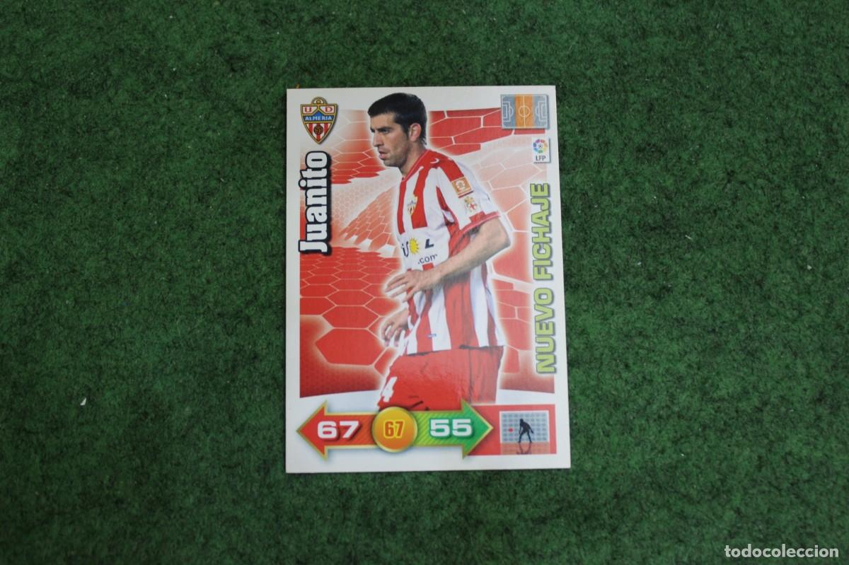 Cromos de f&uacute;tbol: JUANITO UD ALMER&Iacute;A NUEVO FICHAJE ADRENALYN XL 2010 2011 10 11 LALIGA SANTANDER