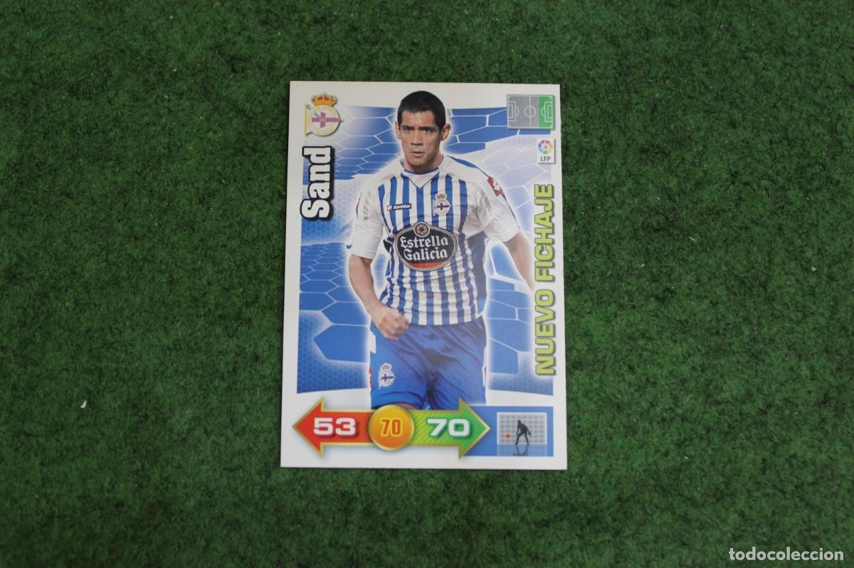 Cromos de f&uacute;tbol: SAND RC DEPORTIVO NUEVO FICHAJE ADRENALYN XL 2010 2011 10 11 LALIGA SANTANDER