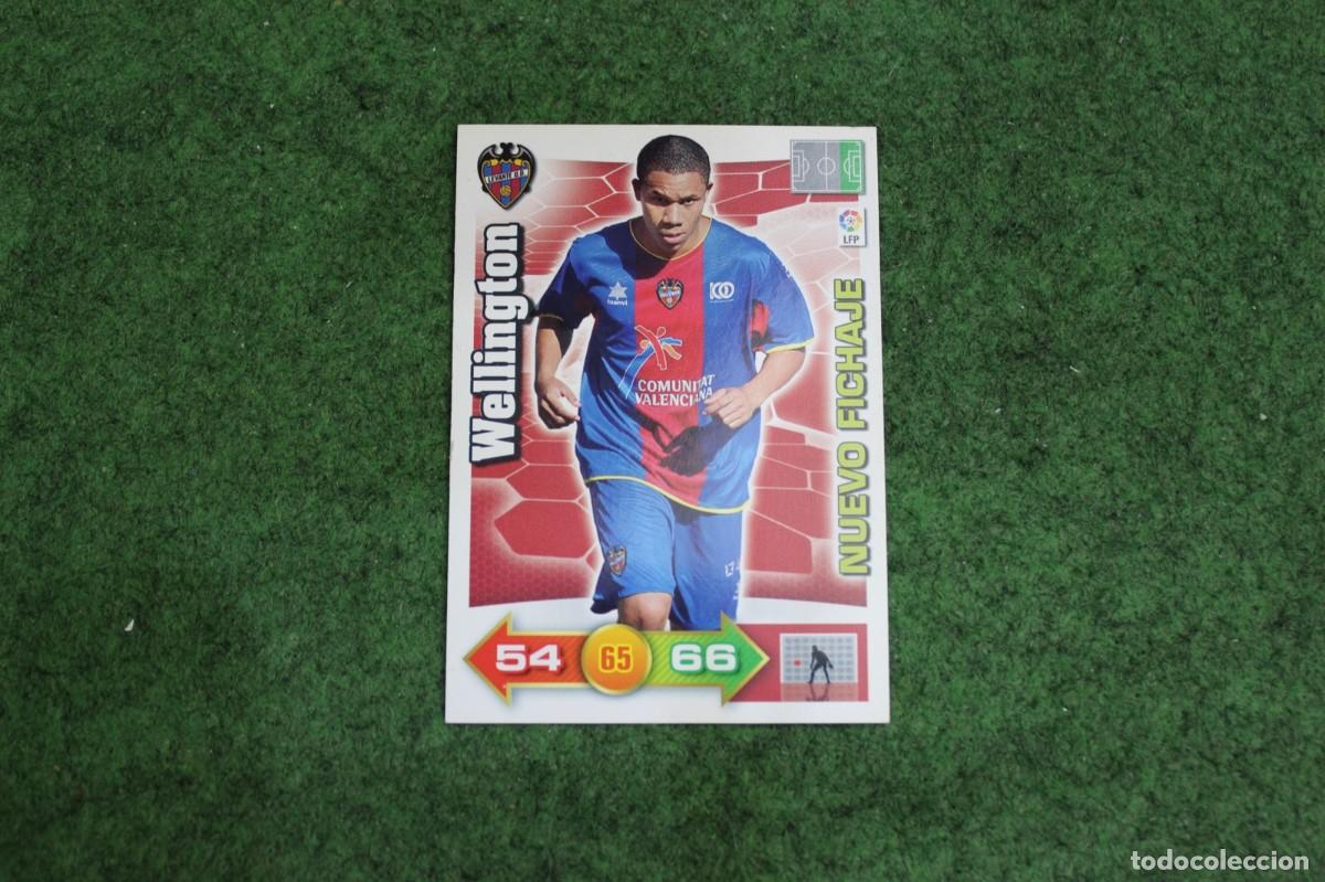 Cromos de f&uacute;tbol: WELLINGTON LEVANTE UD NUEVO FICHAJE ADRENALYN XL 2010 2011 10 11 LALIGA SANTANDER