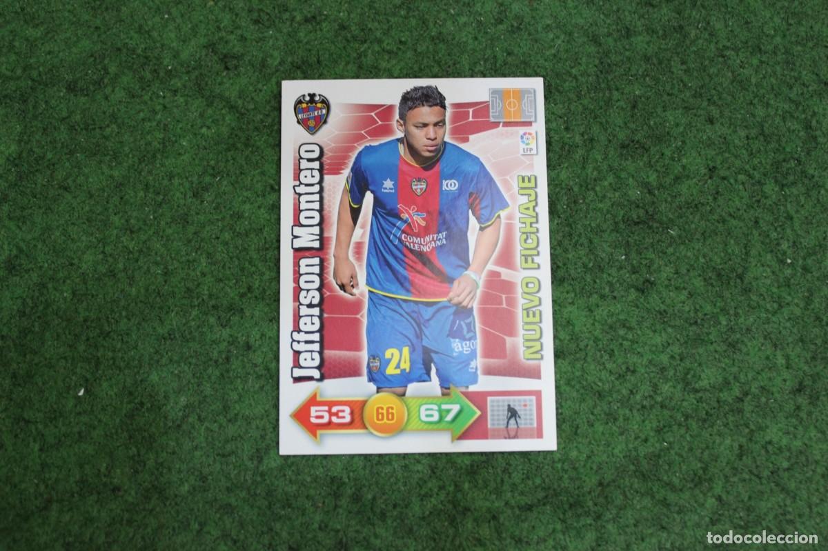 Cromos de f&uacute;tbol: JEFFERSON MONTERO LEVANTE UD NUEVO FICHAJE ADRENALYN XL 2010 2011 10 11 LALIGA SANTANDER