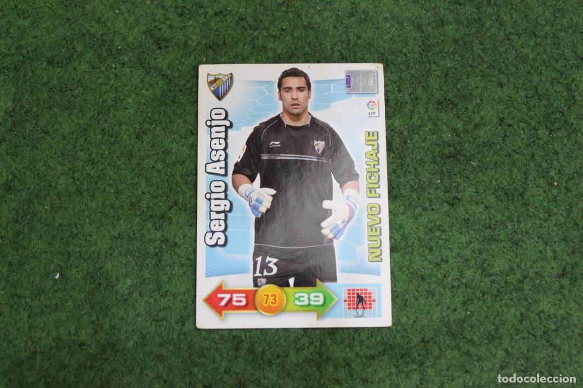 Cromos de f&uacute;tbol: SERGIO ASENJO M&Aacute;LAGA CF NUEVO FICHAJE ADRENALYN XL 2010 2011 10 11 LALIGA SANTANDER