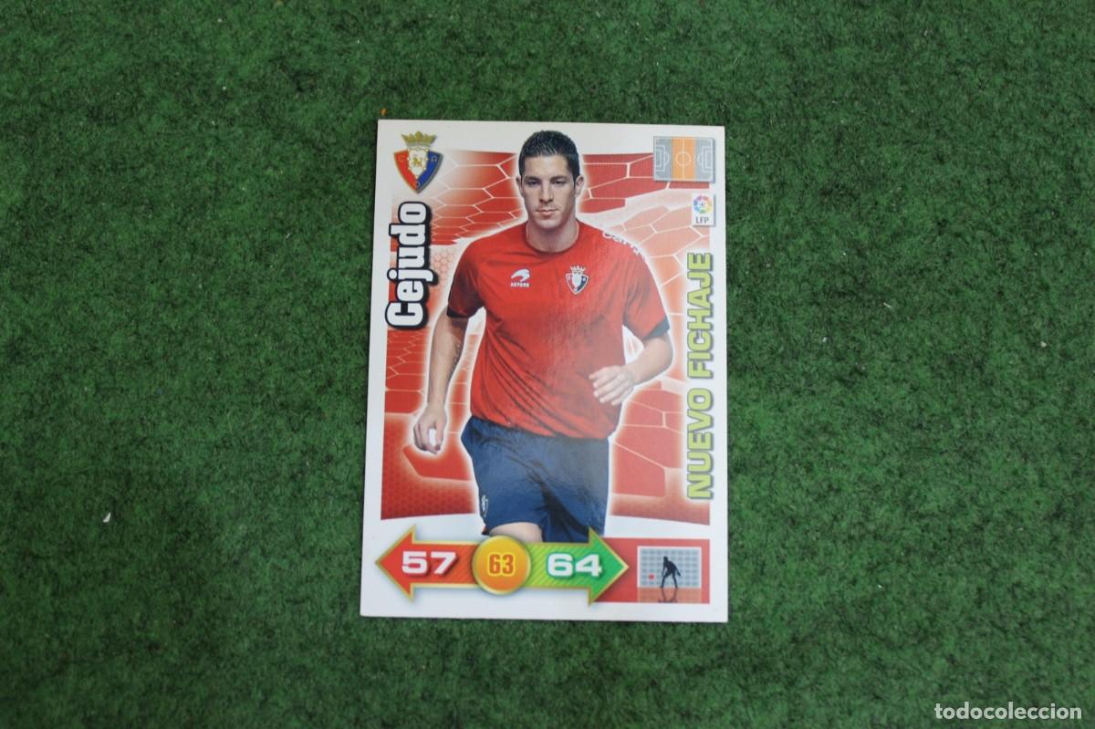 Cromos de f&uacute;tbol: CEJUDO CA OSASUNA NUEVO FICHAJE ADRENALYN XL 2010 2011 10 11 LALIGA SANTANDER