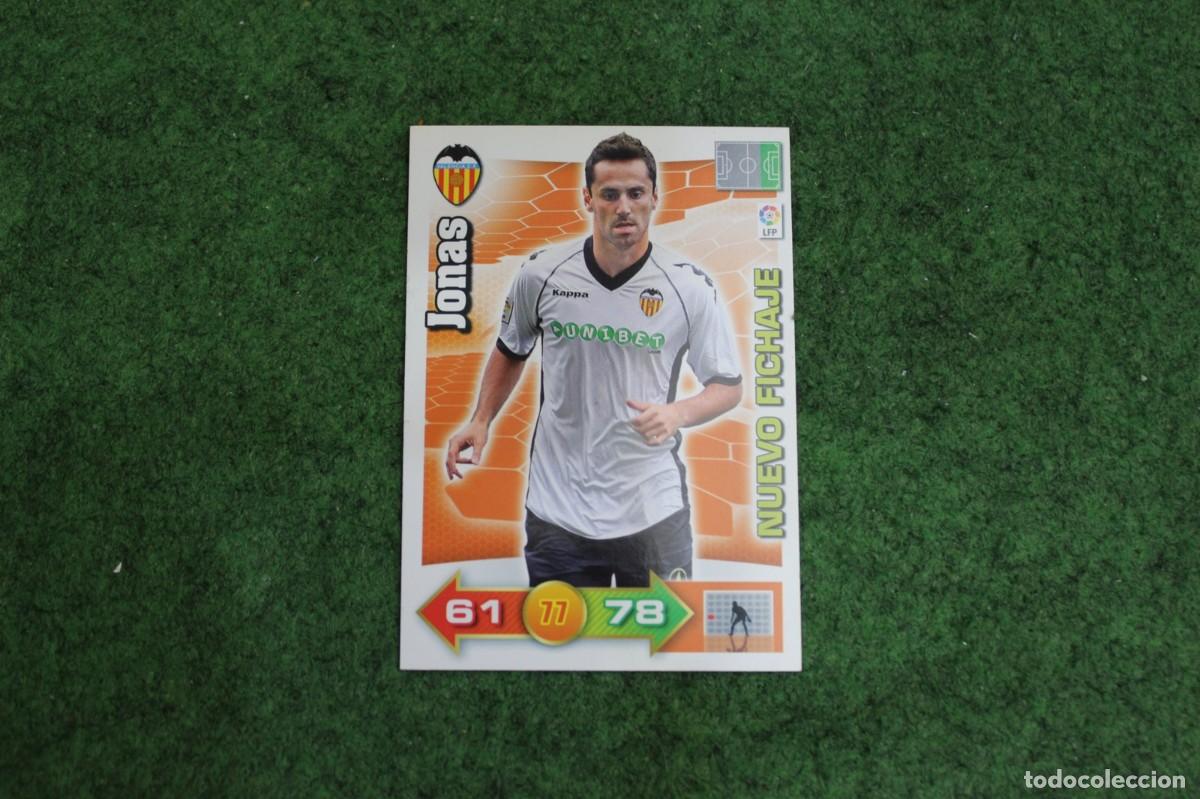 Cromos de f&uacute;tbol: JONAS VALENCIA CF NUEVO FICHAJE ADRENALYN XL 2010 2011 10 11 LALIGA SANTANDER