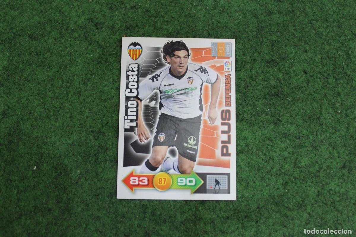 Cromos de Futebol: TINO COSTA VALENCIA CF PLUS DEFENSA ADRENALYN XL 2010 2011 10 11 LALIGA SANTANDER
