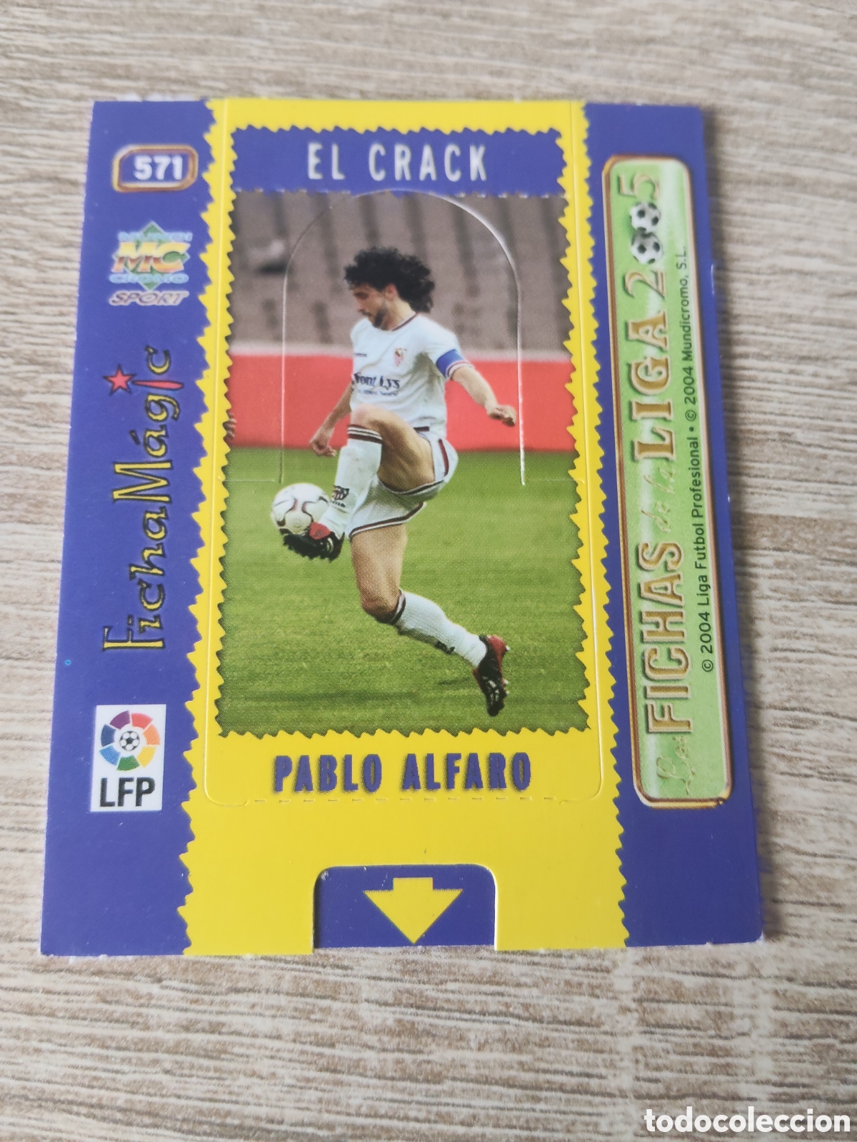 Cromos de f&uacute;tbol: Mundicromo las fichas de la liga 2004 2005 04 05 571 Pablo Alfaro Sevilla