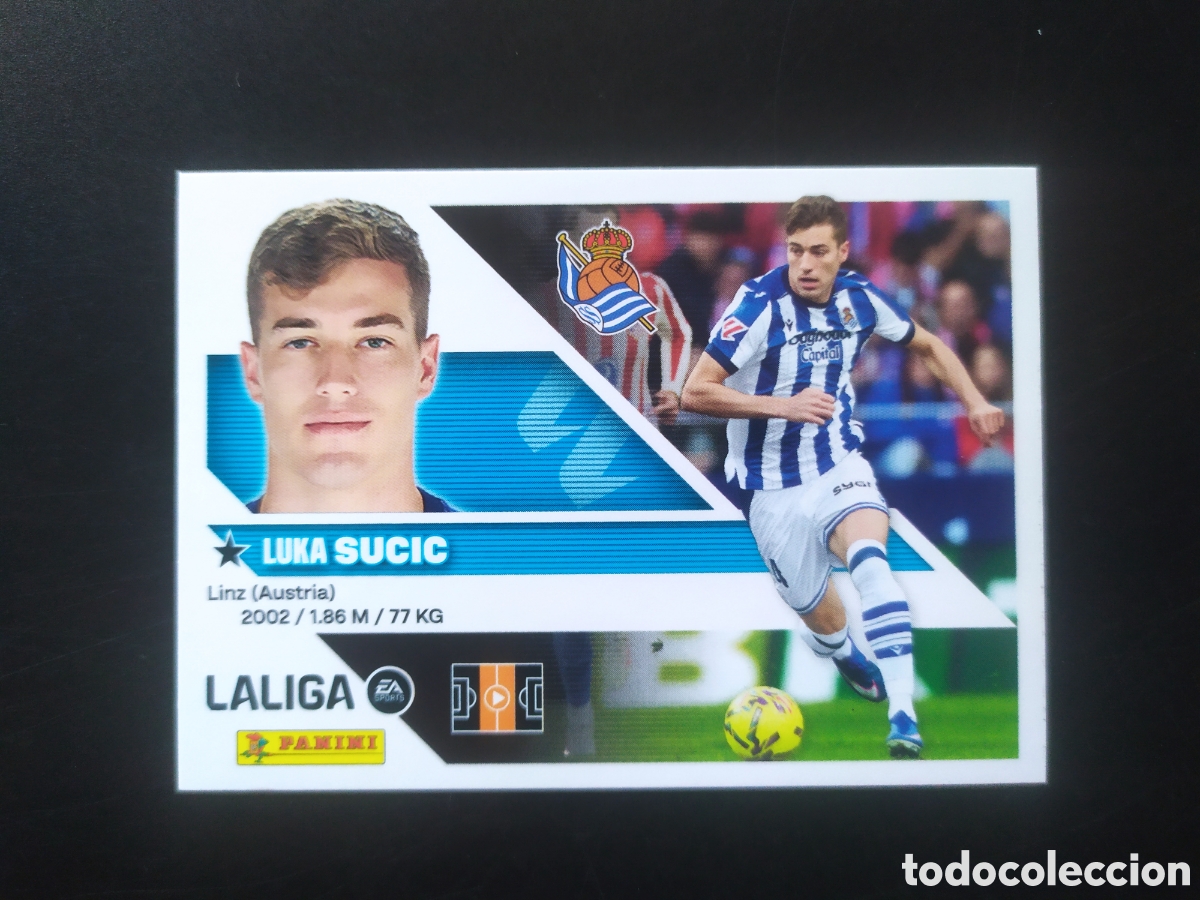 Cromos de f&uacute;tbol: Liga este 2026 2027 26 27 panini Sucic n&deg; 15 Real Sociedad