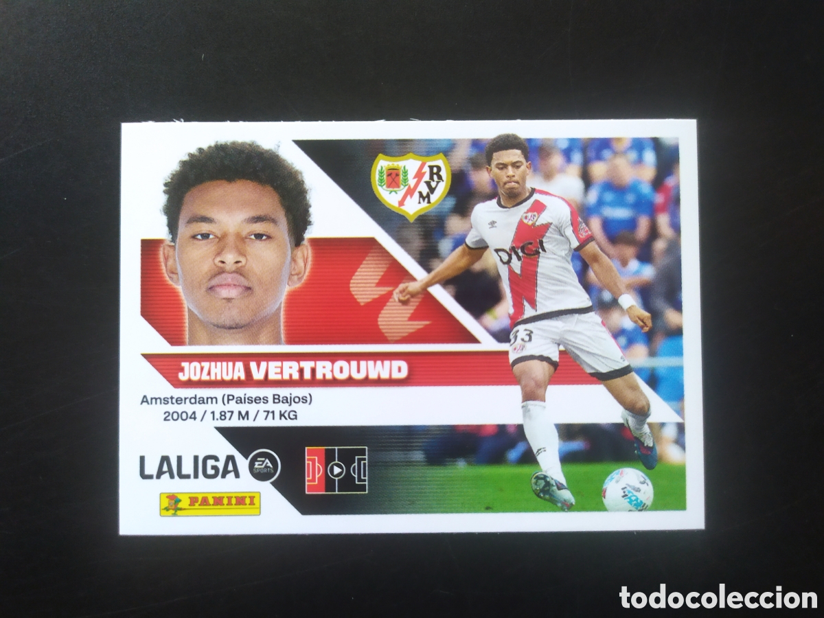 Cromos de f&uacute;tbol: Liga este 2026 2027 26 27 panini Vertrouwd n&deg; 7 bis Rayo Vallecano