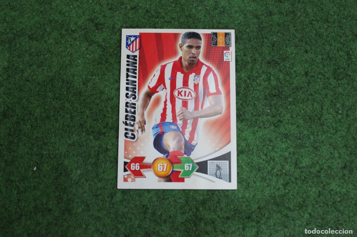 Cromos de f&uacute;tbol: CL&Eacute;BER SANTANA ATL&Eacute;TICO DE MADRID ADRENALYN XL 2009 2010 09 10 LALIGA SANTANDER