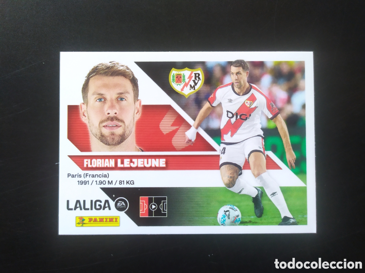 Cromos de f&uacute;tbol: Liga este 2026 2027 26 27 panini Lejeune n&deg; 8 Rayo Vallecano