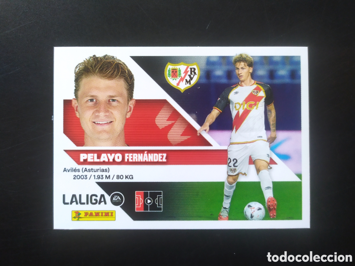 Cromos de f&uacute;tbol: Liga este 2026 2027 26 27 panini Pelayo coloca n&deg; 10 bis Rayo Vallecano