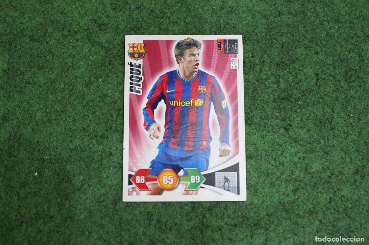 Cromos de f&uacute;tbol: PIQU&Eacute; FC BARCELONA ADRENALYN XL 2009 2010 09 10 LALIGA SANTANDER