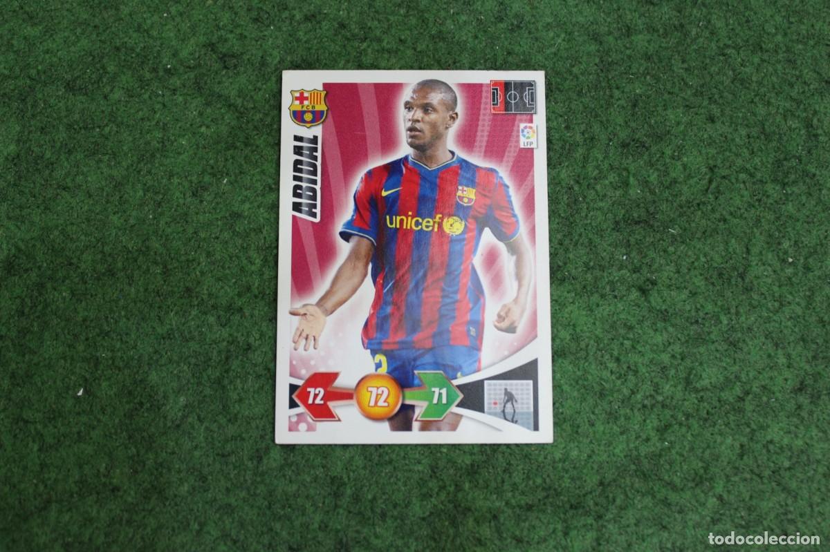 Cromos de f&uacute;tbol: ABIDAL FC BARCELONA ADRENALYN XL 2009 2010 09 10 LALIGA SANTANDER