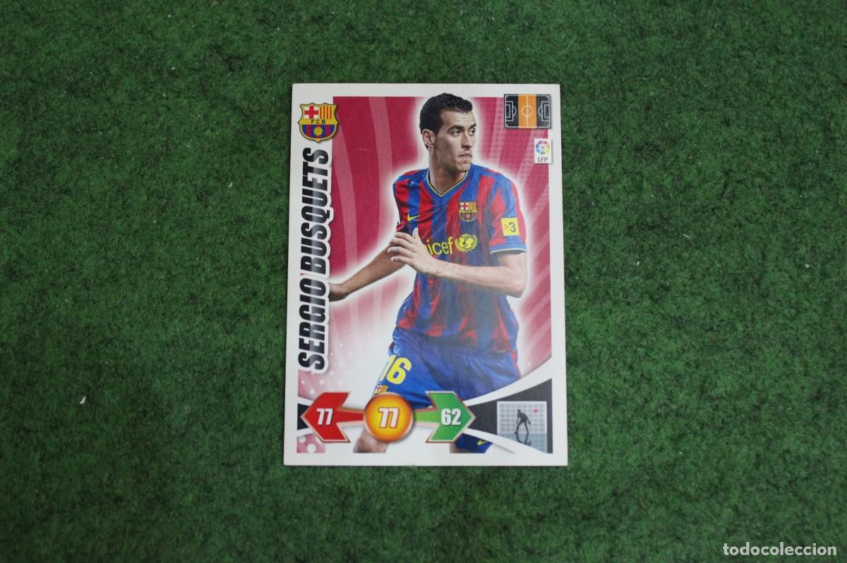 Cromos de f&uacute;tbol: SERGIO BUSQUETS FC BARCELONA ADRENALYN XL 2009 2010 09 10 LALIGA SANTANDER