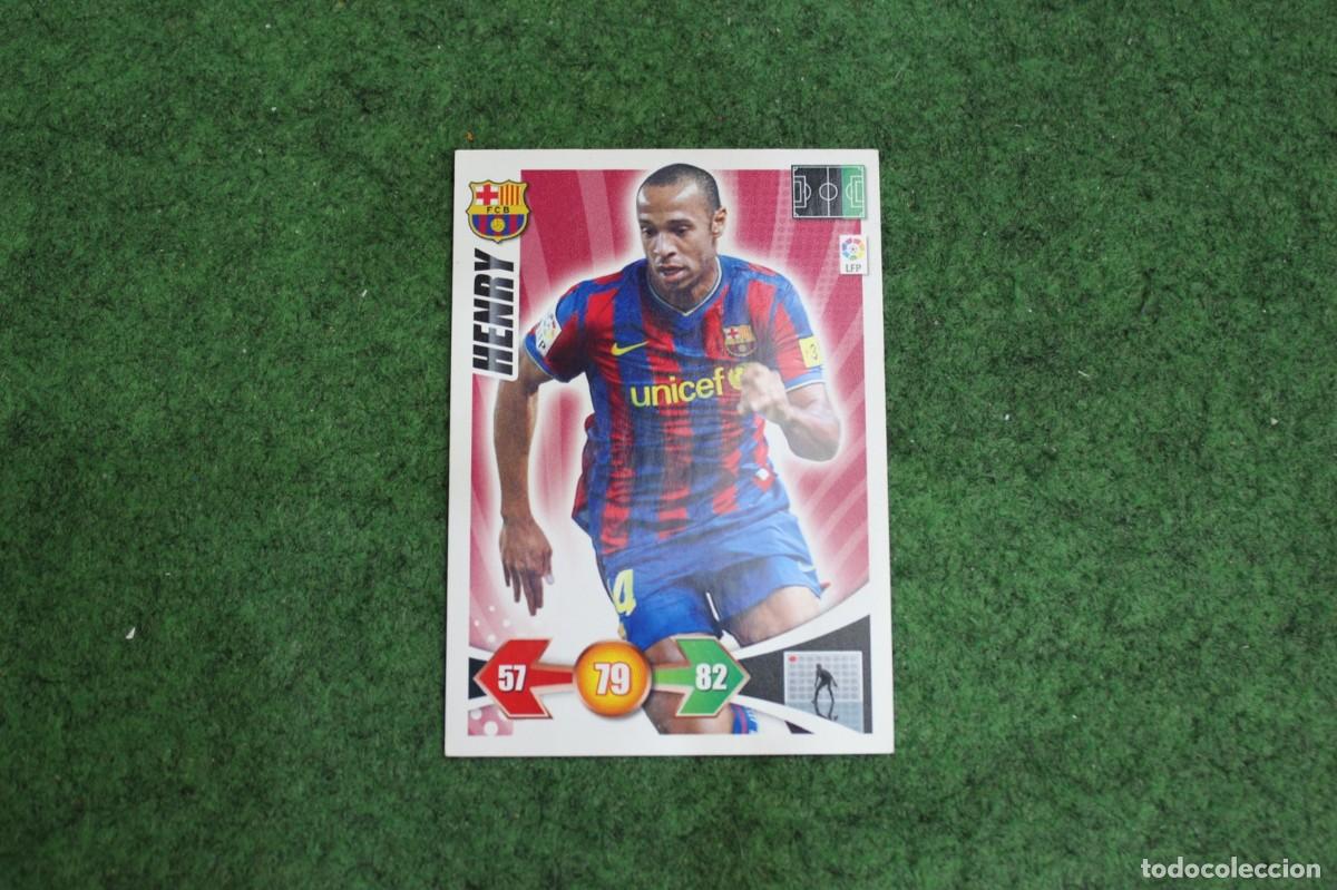 Cromos de f&uacute;tbol: HENRY FC BARCELONA ADRENALYN XL 2009 2010 09 10 LALIGA SANTANDER