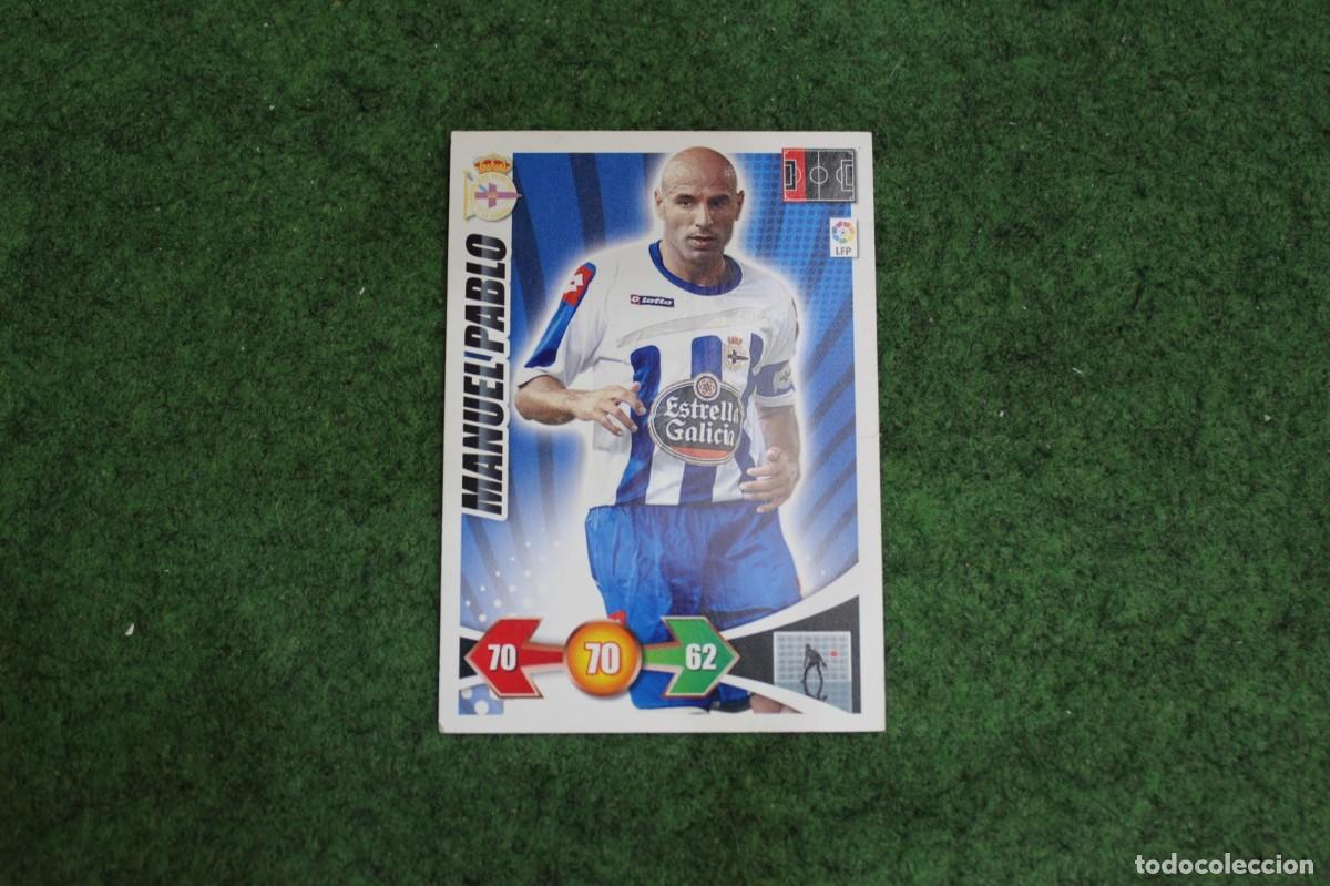 Cromos de f&uacute;tbol: MANUEL PABLO RC DEPORTIVO ADRENALYN XL 2009 2010 09 10 LALIGA SANTANDER
