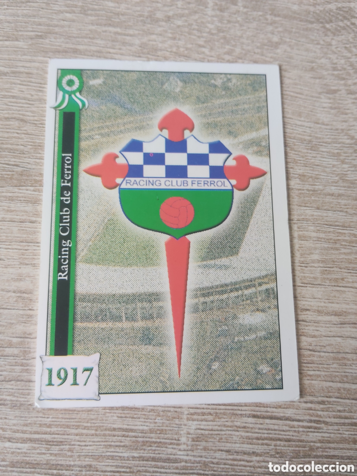 Cromos de f&uacute;tbol: Mundicromo las fichas de la liga 2005 2006 05 06 585 escudo Racing de Ferrol