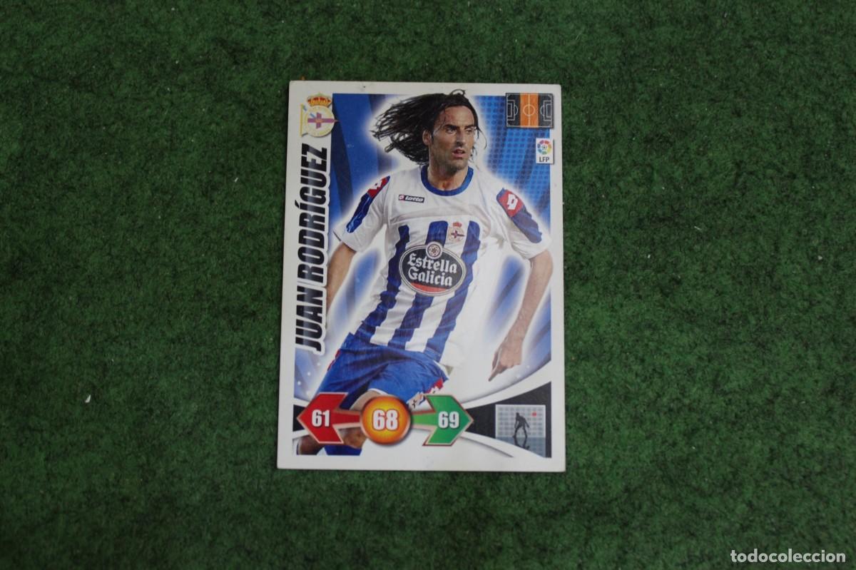 Cromos de f&uacute;tbol: JUAN RODR&Iacute;GUEZ RC DEPORTIVO ADRENALYN XL 2009 2010 09 10 LALIGA SANTANDER