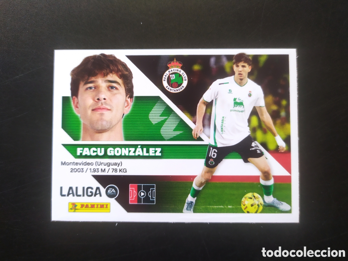 Cartes &agrave; collectionner de Football: Liga este 2026 2027 26 27 panini Facu Gonz&aacute;lez n&deg; 7 Racing Santander
